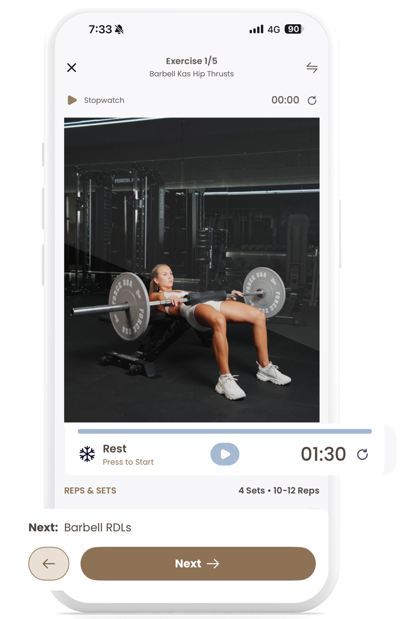 RareBody app training
