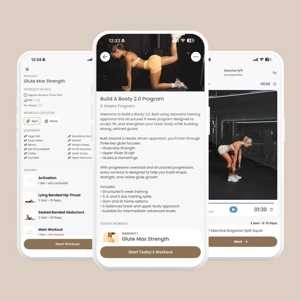 Build a Booty 2.0 in the RareBody app