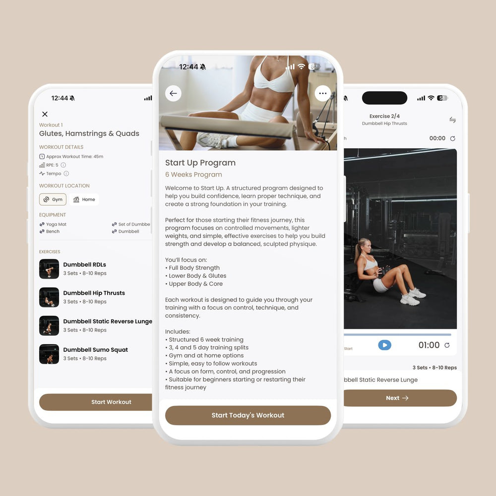 Start Up in the RareBody app