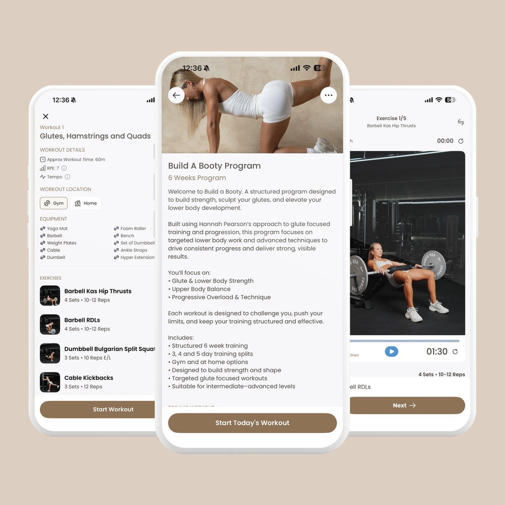 Build a Booty in the RareBody app