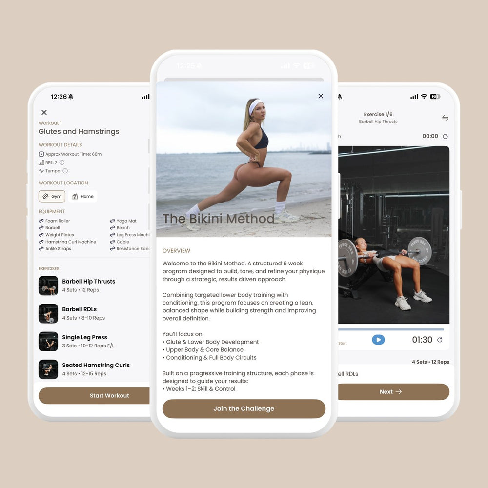 The Bikini Method in the RareBody app